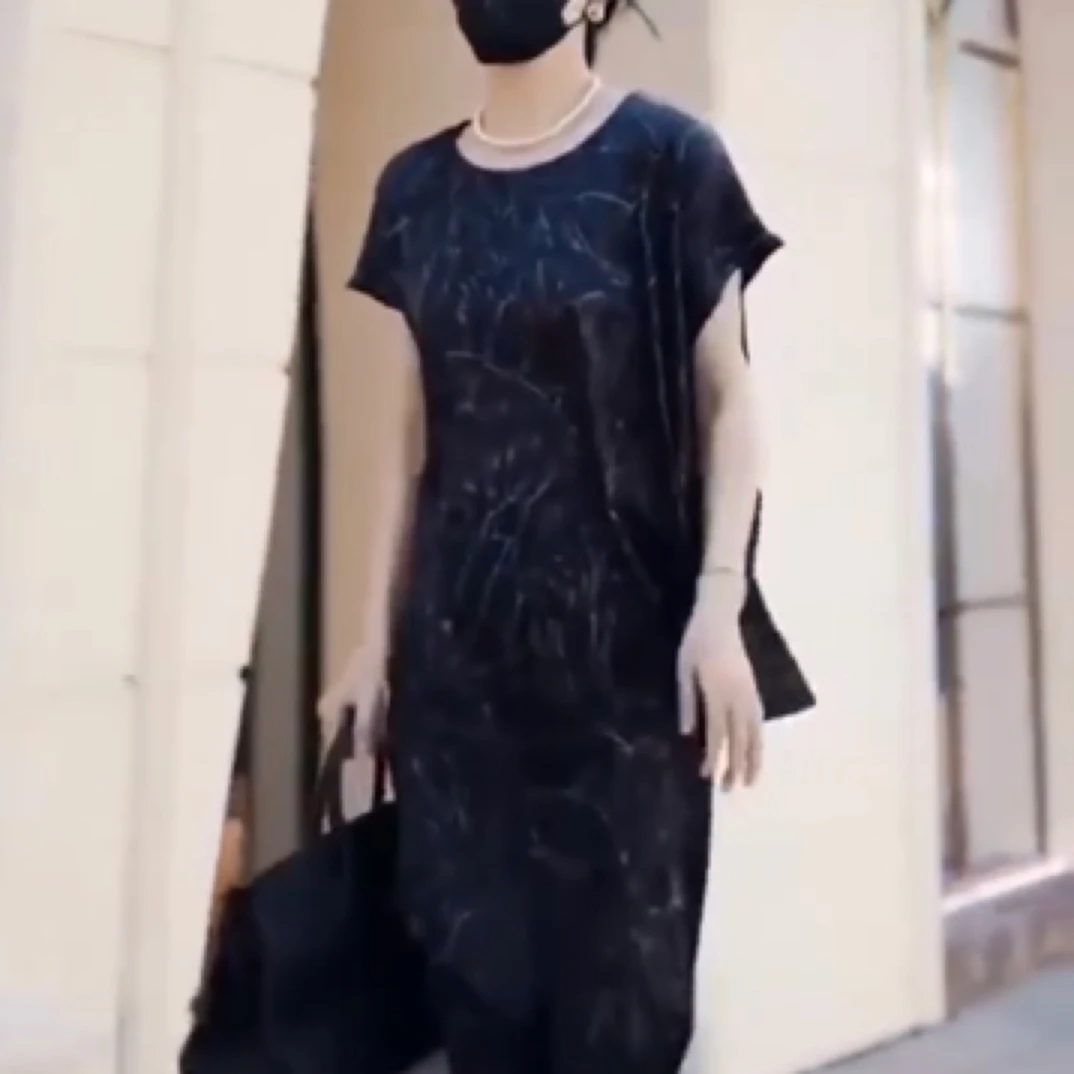 8856夏季新品大码宽松显瘦上衣搭配阔腿裤气质套装设计