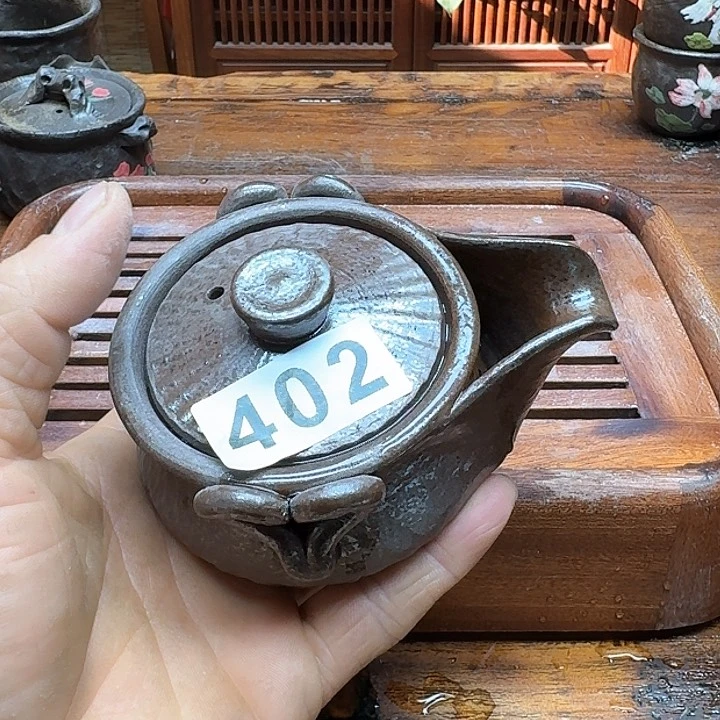 纯手工制作粗陶茶具