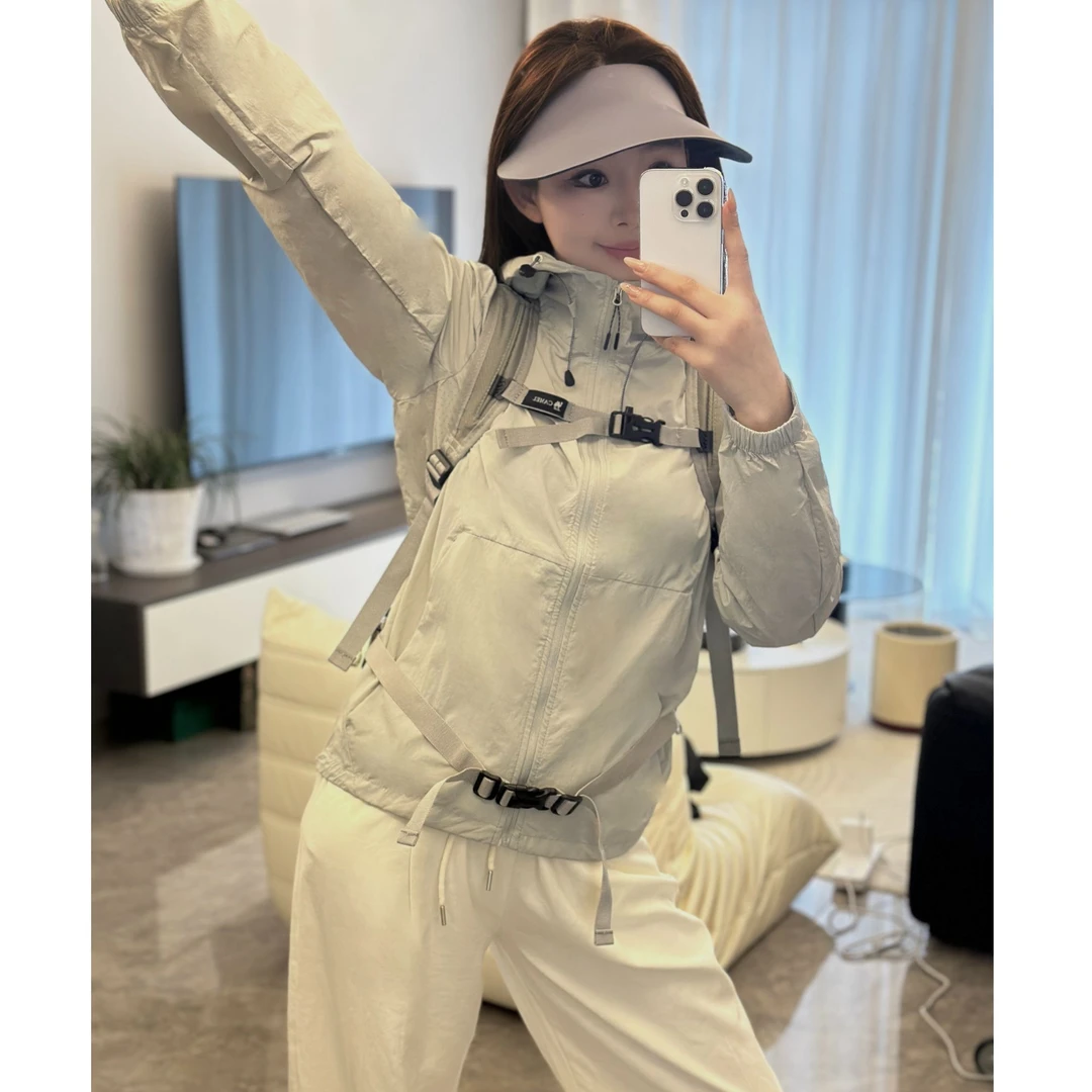 UPF50+山系户外男女情侣凉感原纱防晒衣防紫外线速干透气皮肤衣