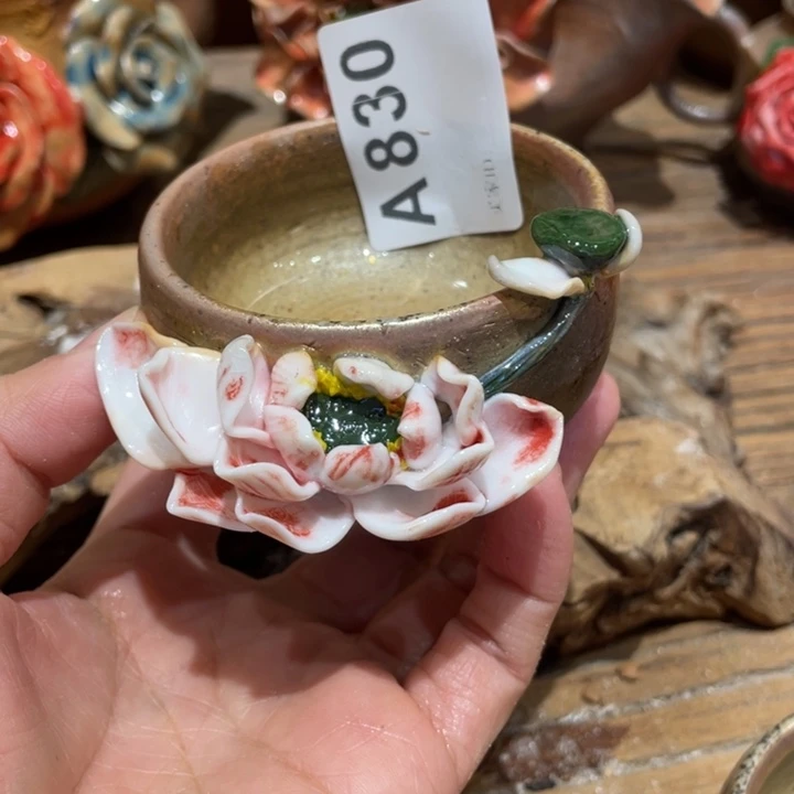 今天柴烧新品出窑手工茶器