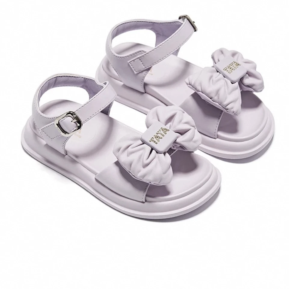 他她 紫色 夏季儿童休闲运动鞋货号TT4243(巳库XT38)