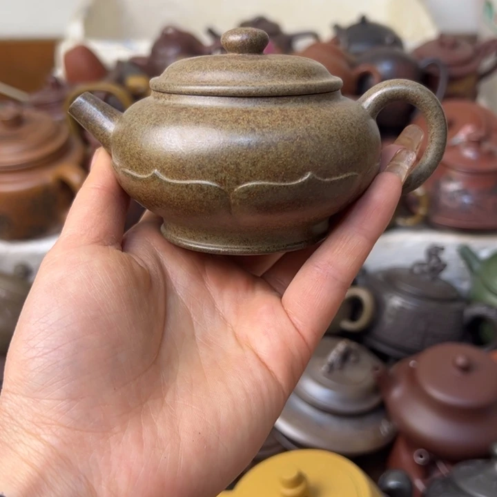 紫砂茶壶口崩砂微瑕疵