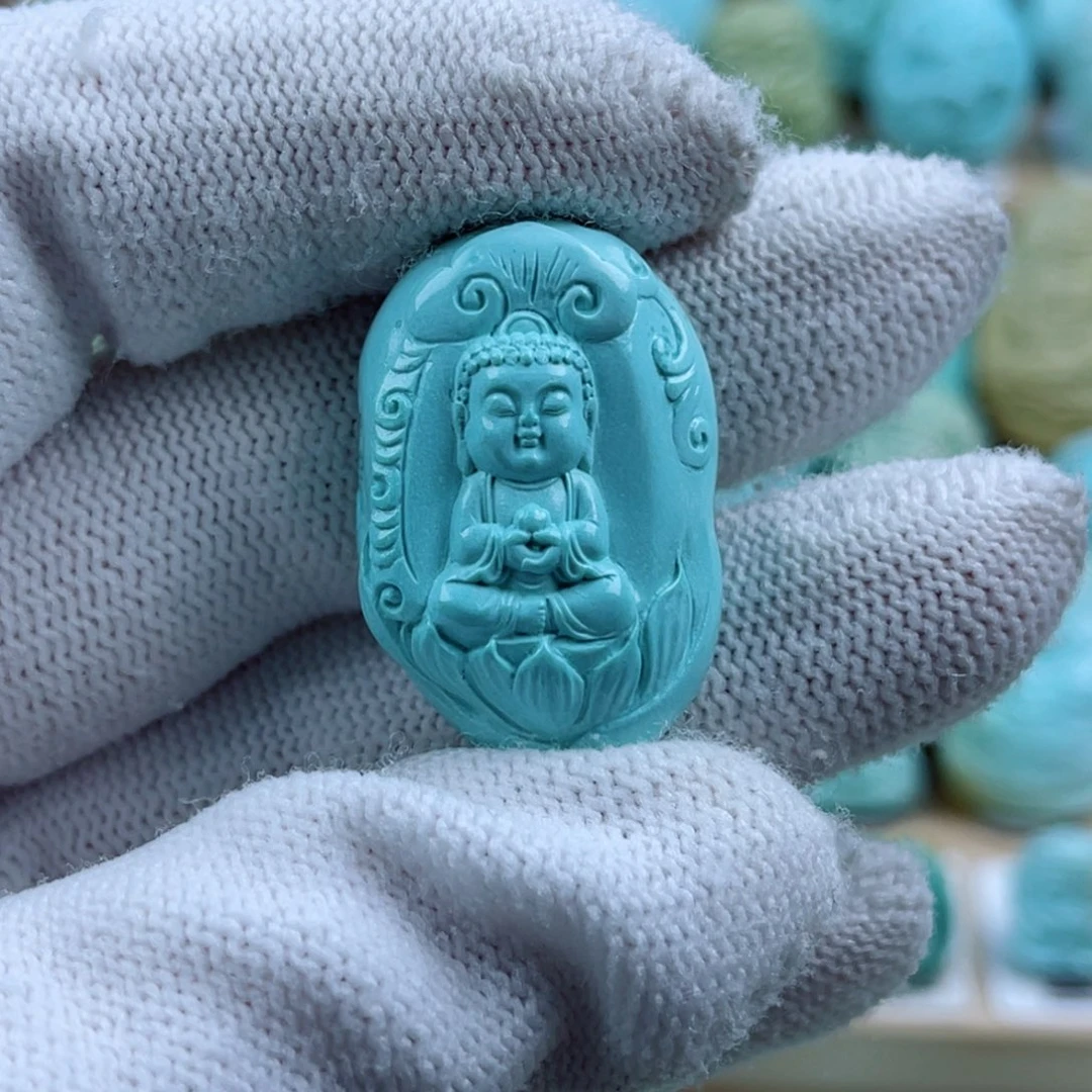 绿松石未镶嵌珠宝奇石