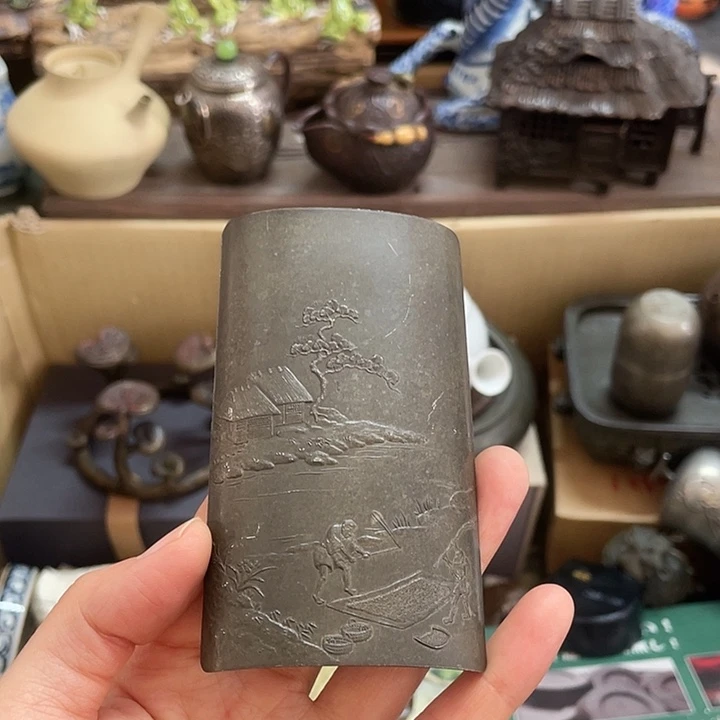 锡中古工艺品摆件