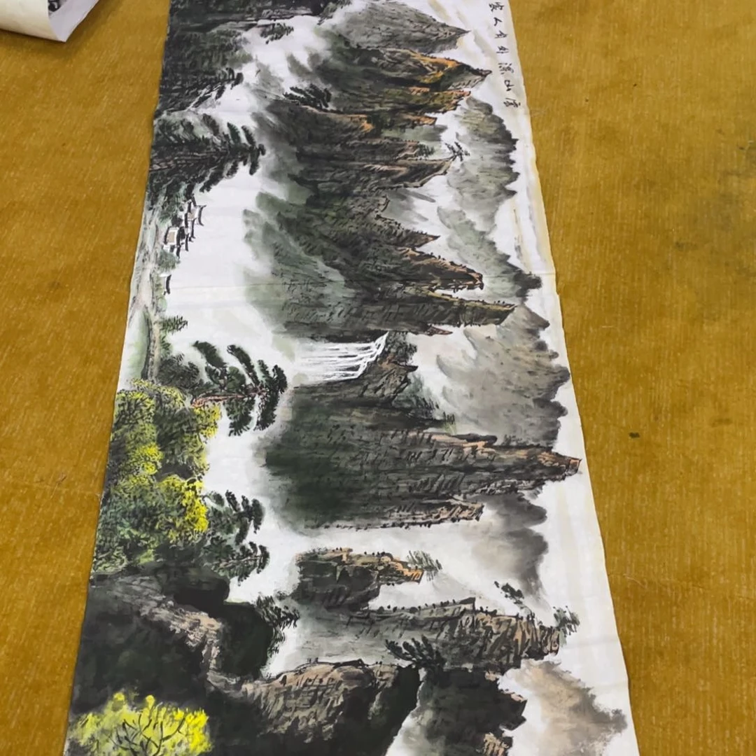 国画小六尺寸山水小微瑕11111