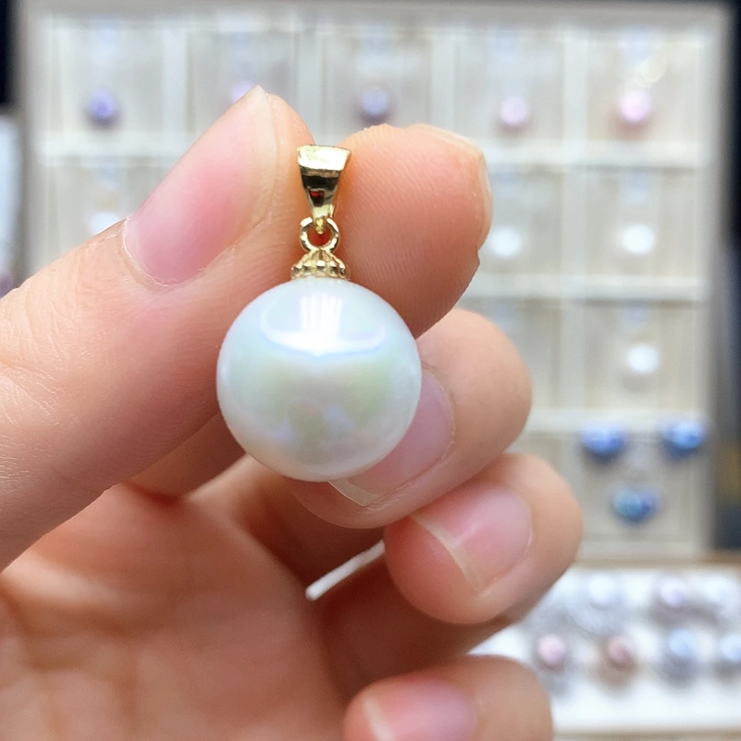 淡水珍珠合金吊坠(不含链)