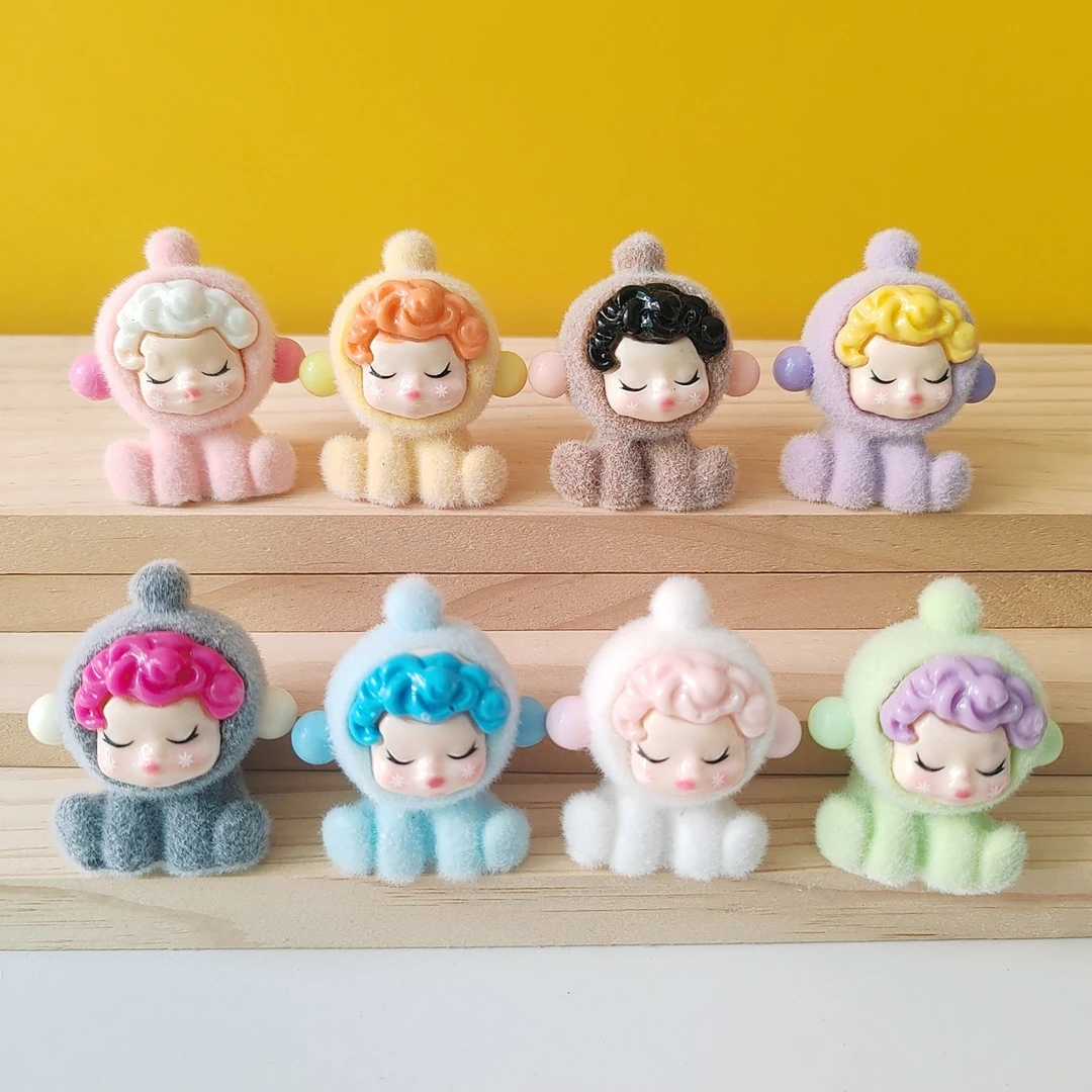 植绒雪花SP 毛绒公仔DIY摆件