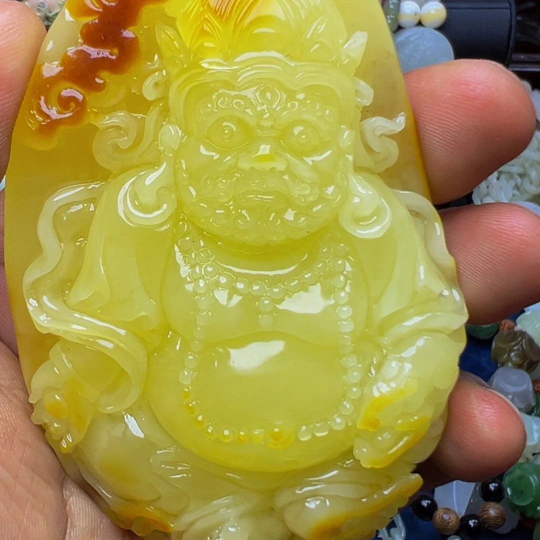 蜜蜡颈饰未镶嵌天然