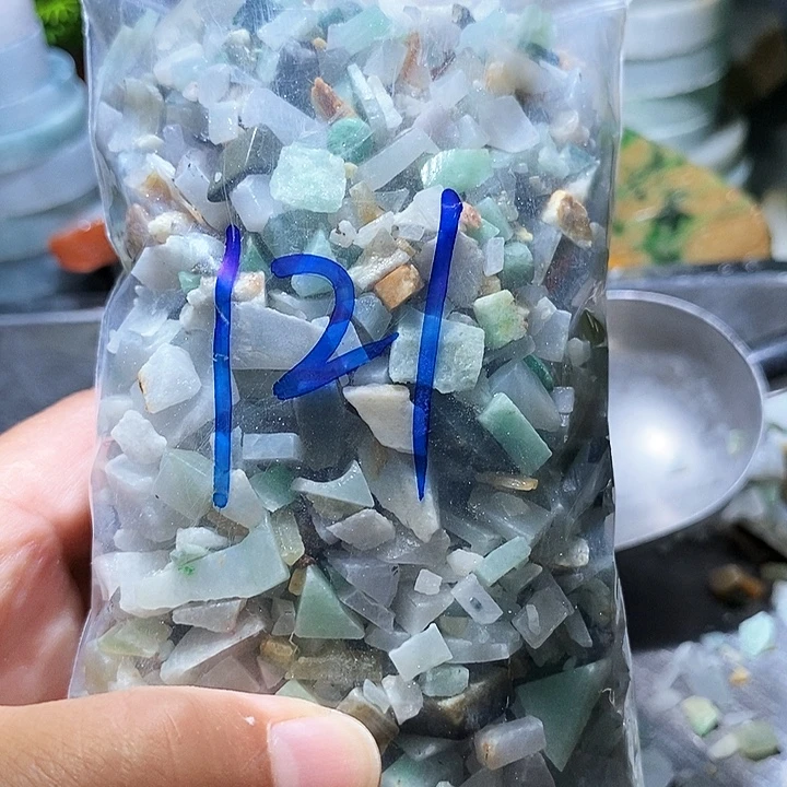 翡翠散珠枕头料121