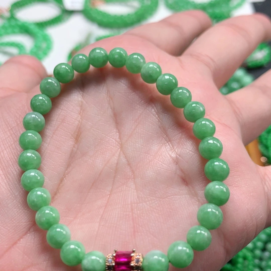 翡翠未镶嵌手链翡翠