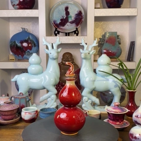 瓷片禹州神后钧瓷原产地~