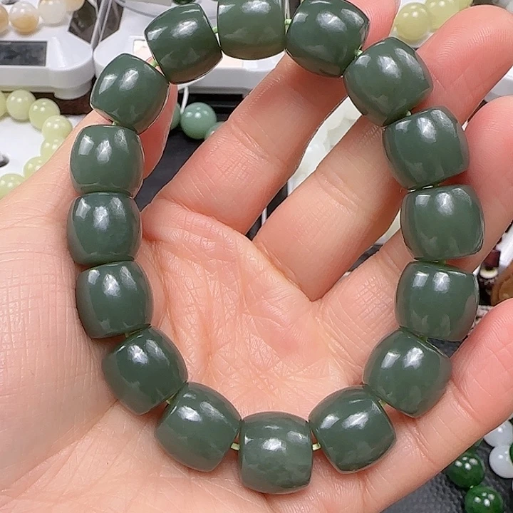和田玉手串未镶嵌
