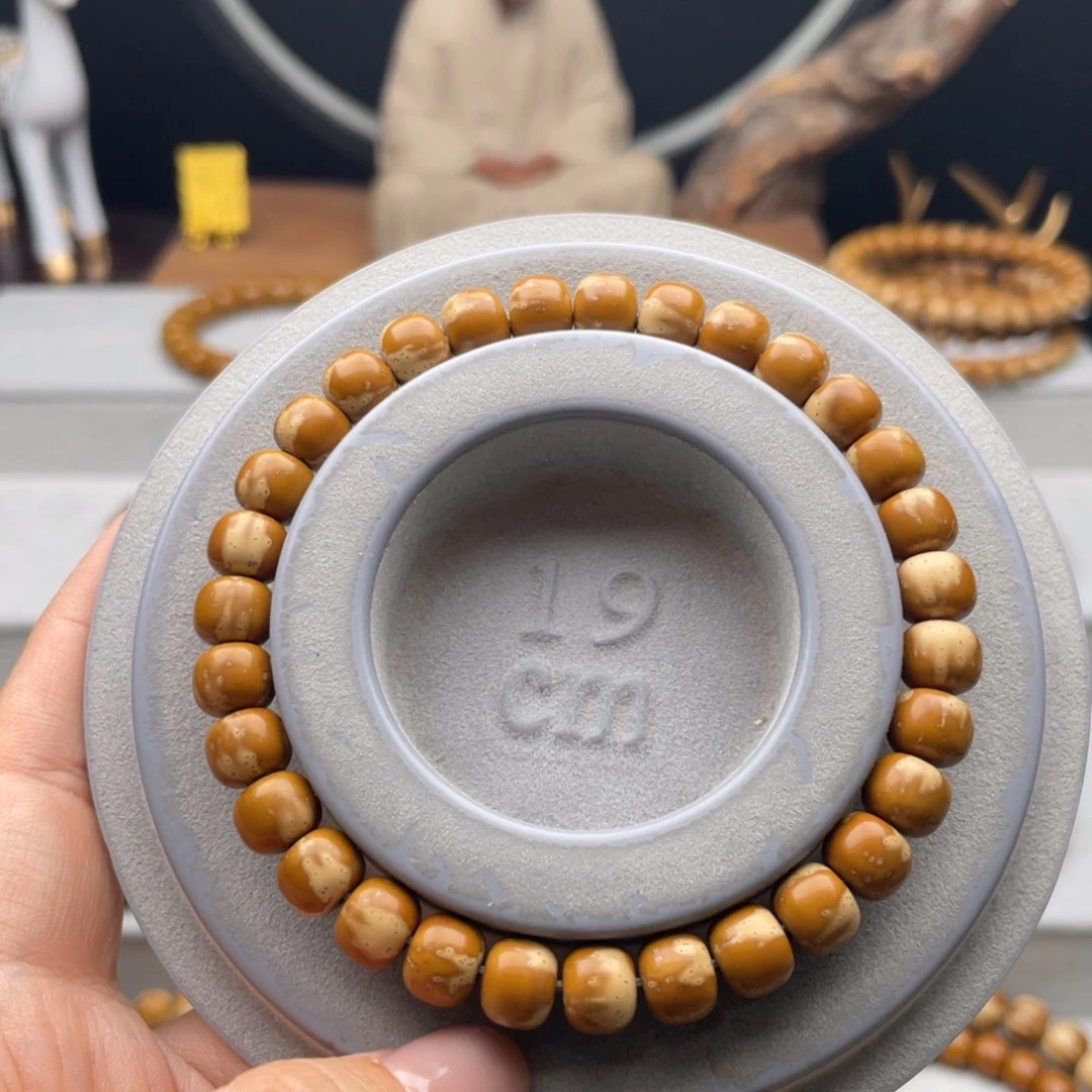 紫金鼠手串浅**白紫金鼠实心花皮老邢8