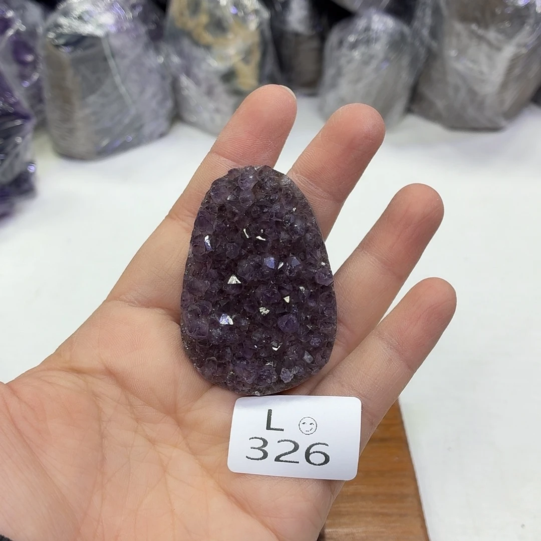 水晶摆件未镶嵌天然紫水晶