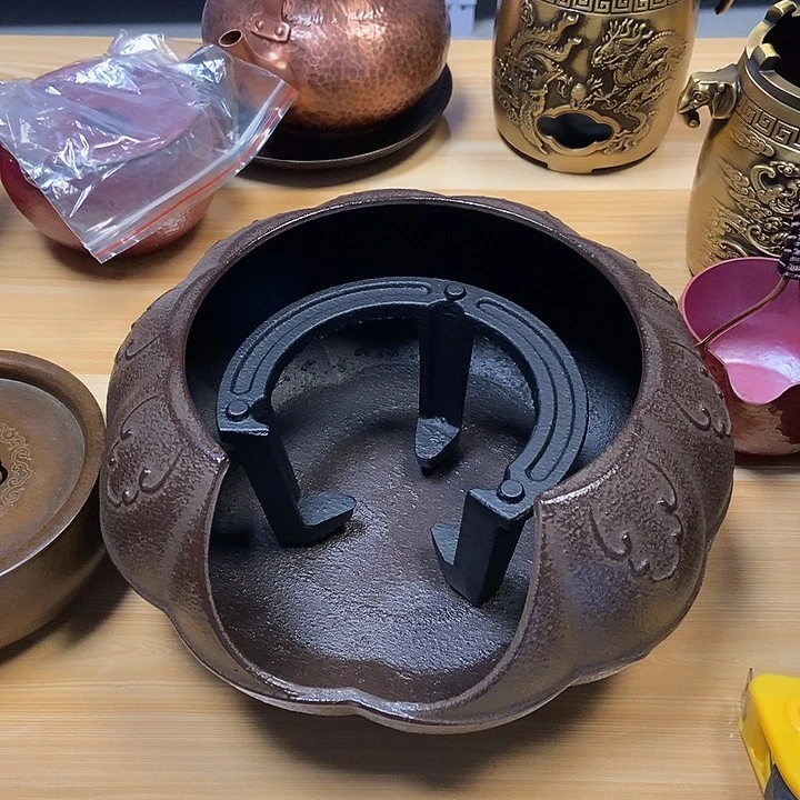 手工大尺寸炭炉五德炉
