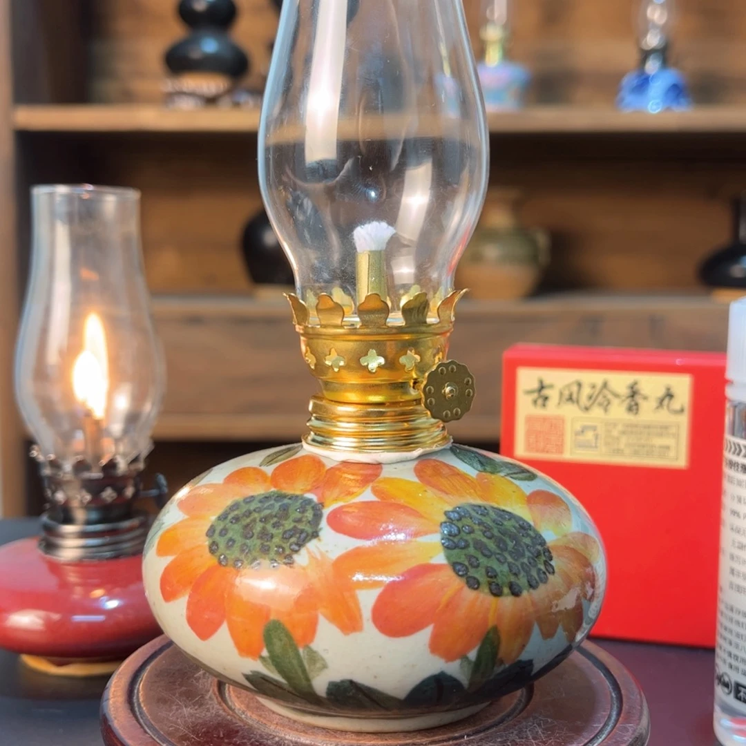 摆件景德镇陶瓷香薰灯