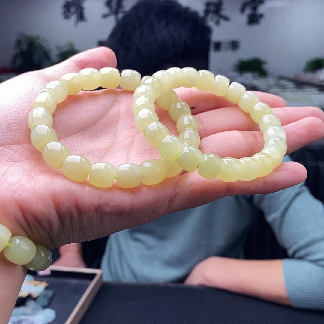 和田玉未镶嵌颈饰手串 颜色多样性发拍一发一