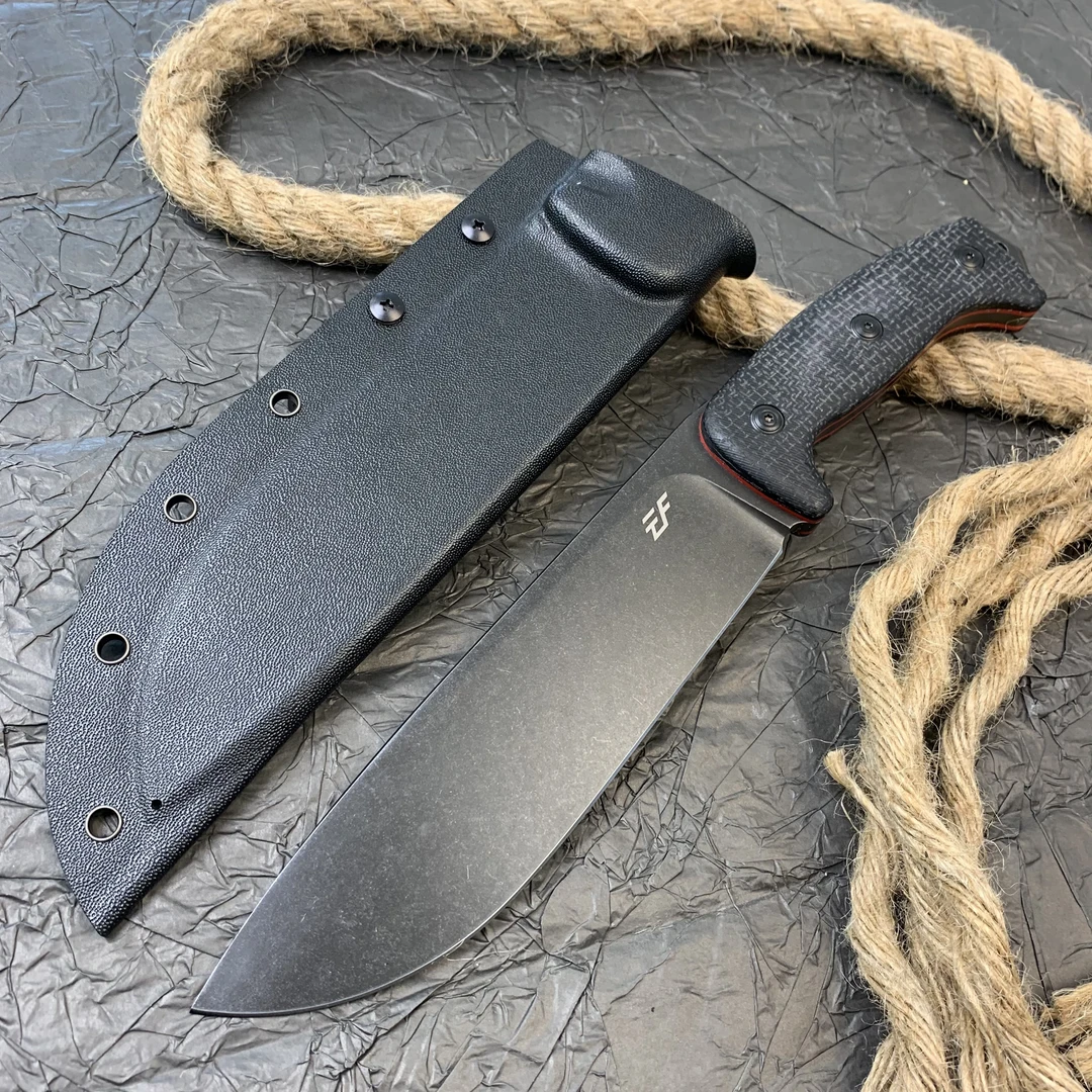 EF-拓森-AUS-10钢战术把玩水果小刀手工多