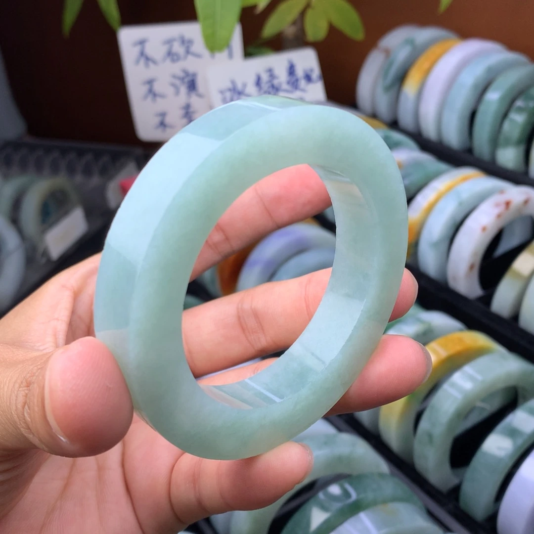 定制翡翠手镯未镶嵌定制手镯