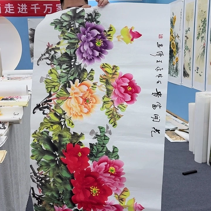 国画手绘国画作品