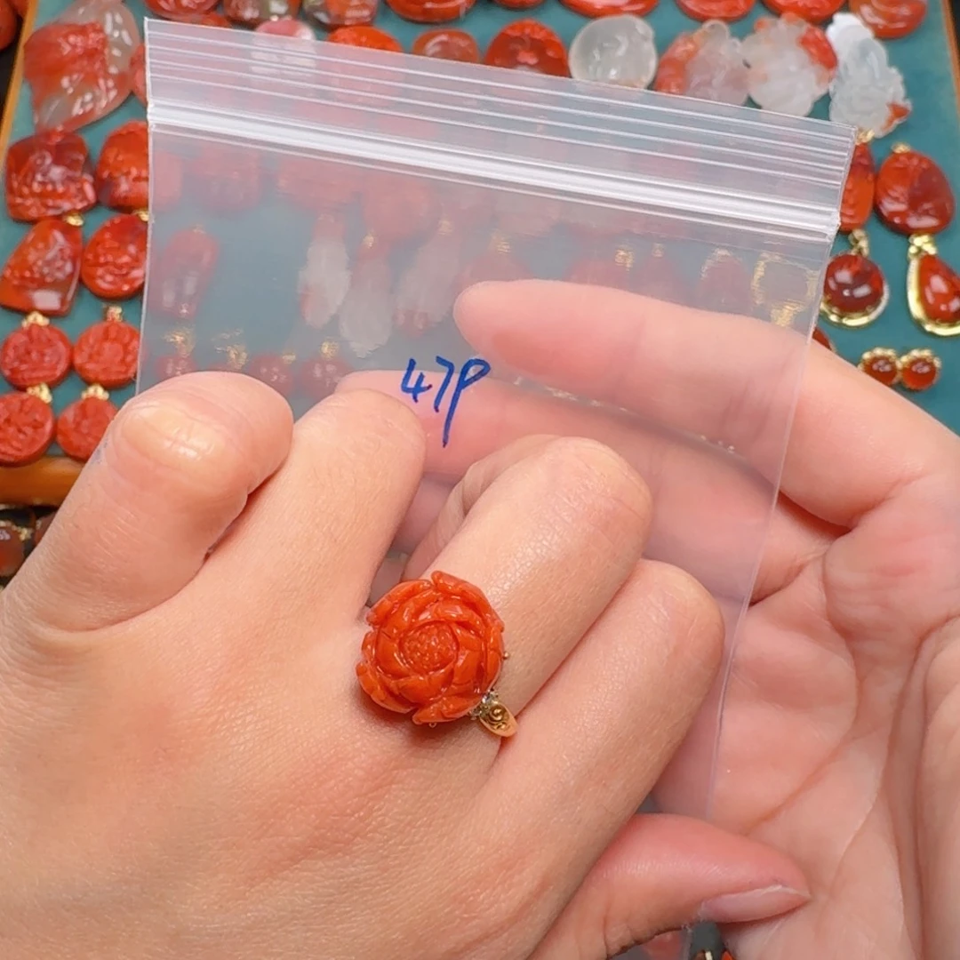 南红玛瑙南红玛瑙银S925镶嵌