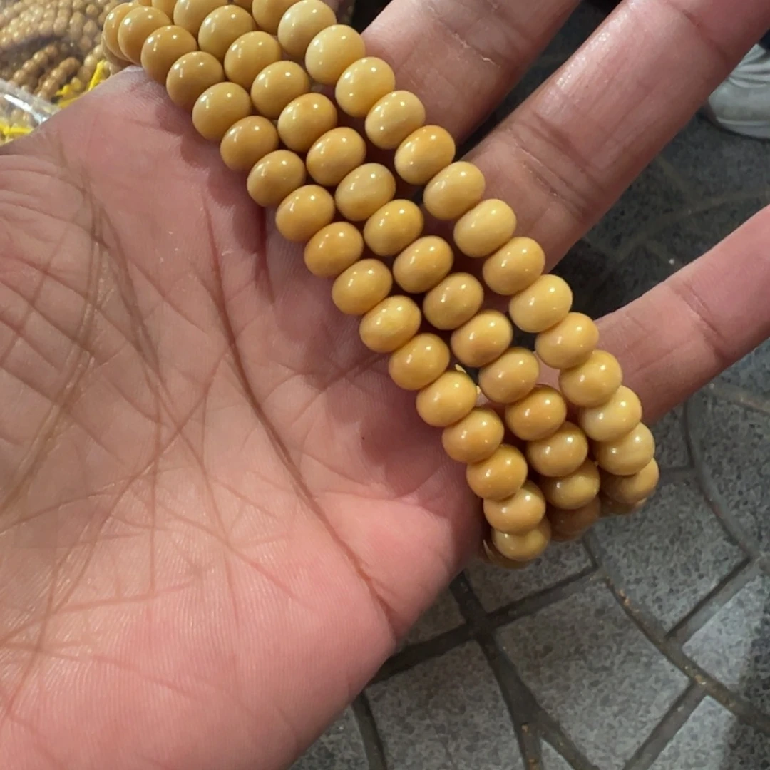 星月菩提手串龙脊菩提8算盘长串108