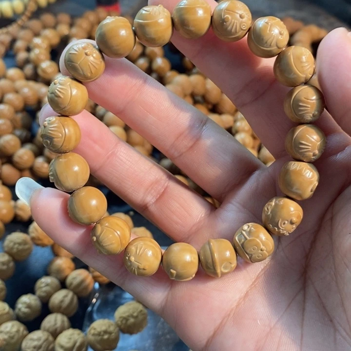 猴头核桃吊坠11机器猫