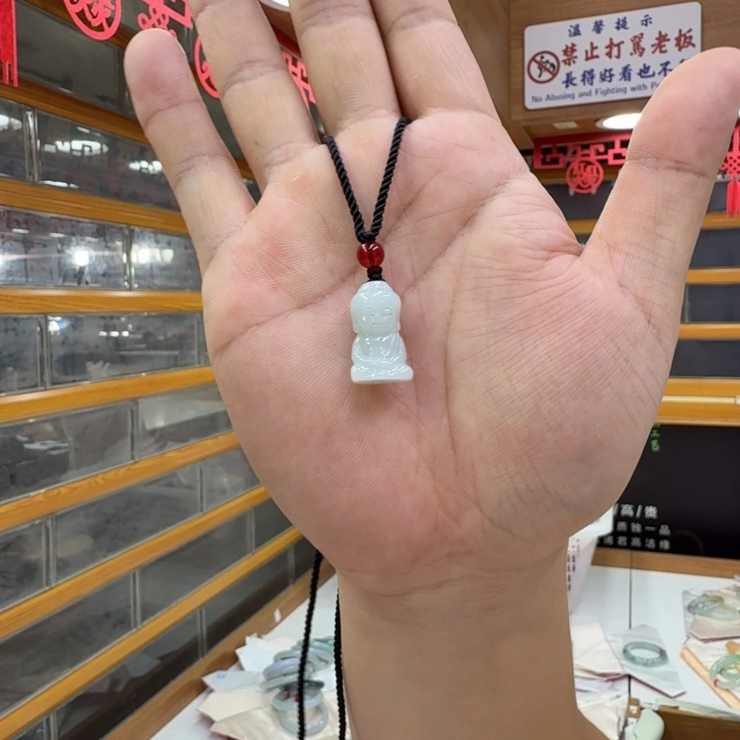 念***心翡翠未镶嵌颈饰翡翠