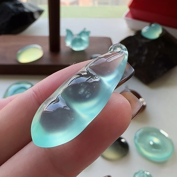 心***儿岫玉未镶嵌吊坠(不含链)