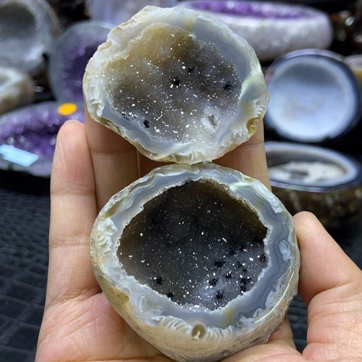 水晶蚕丝盆未镶嵌