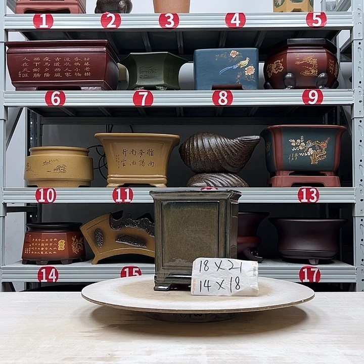 紫砂花盆紫砂花盆