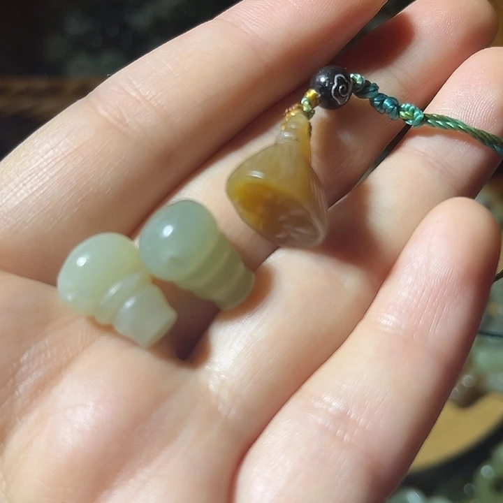 和田玉（糖玉）甜甜圈未镶嵌