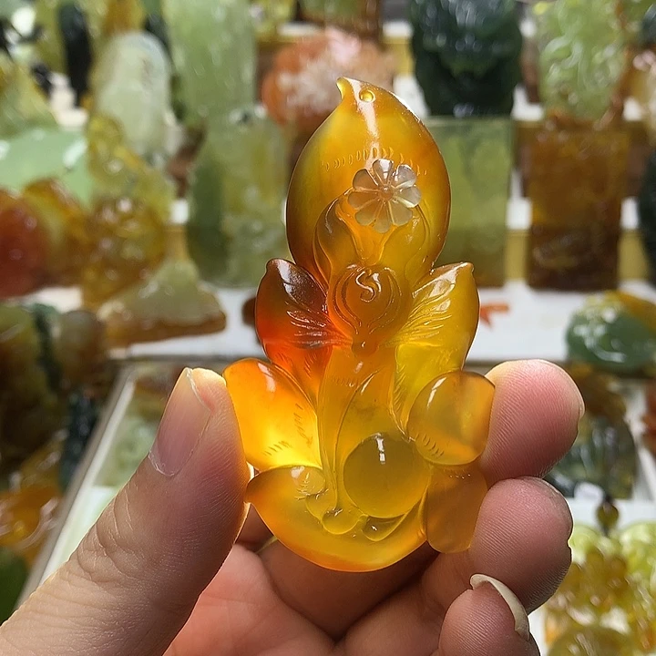 蛇纹石玉未镶嵌珠宝半成品