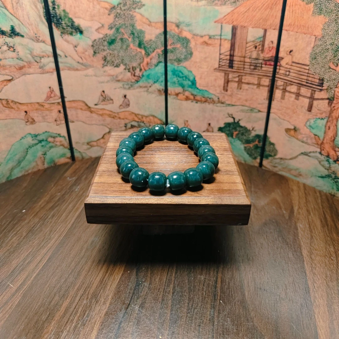 X和田玉桶珠手串（卡12）2312