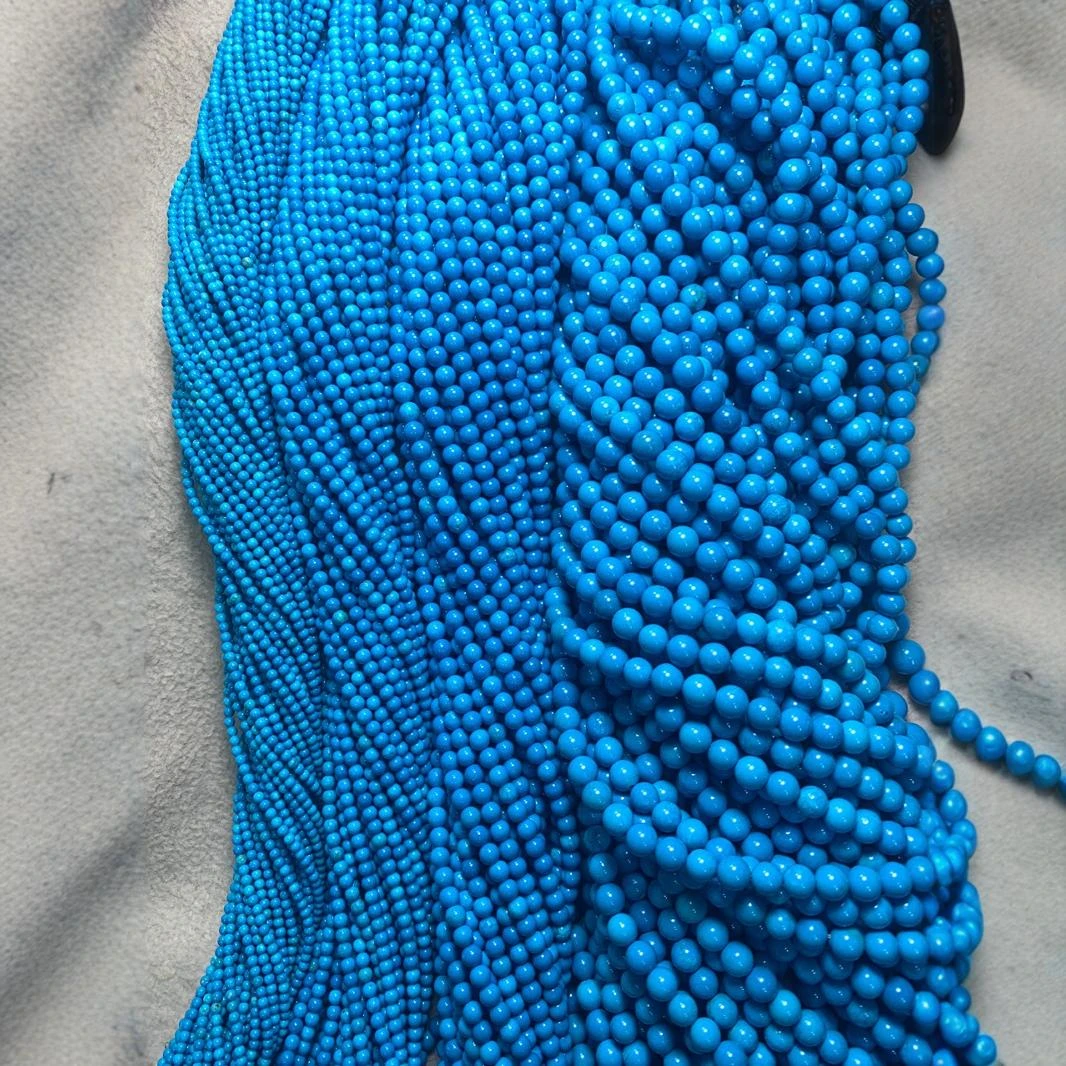 非金属陶瓷项链 瓷蓝小米珠gc长串配饰配件佛