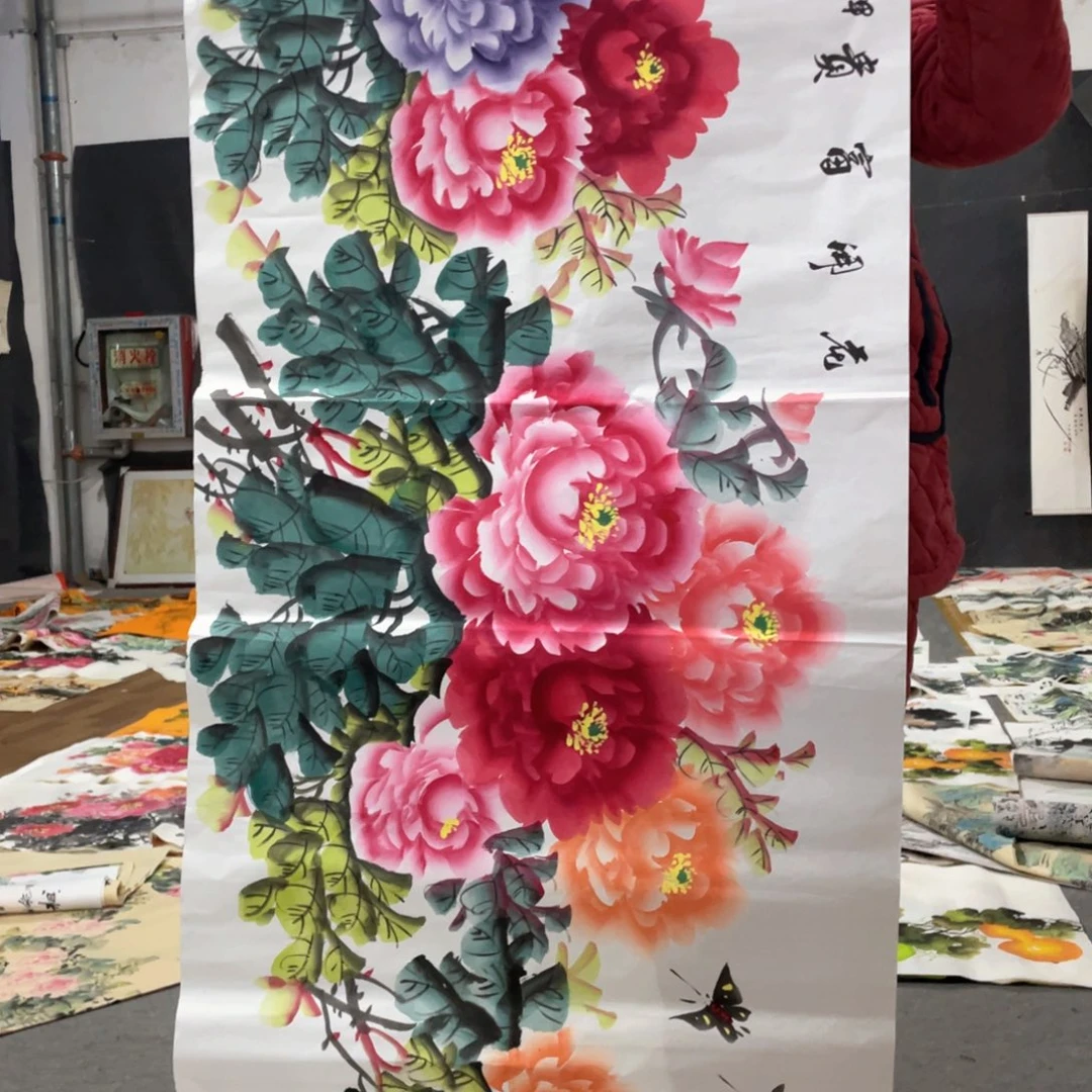 国画国画作品画心一张