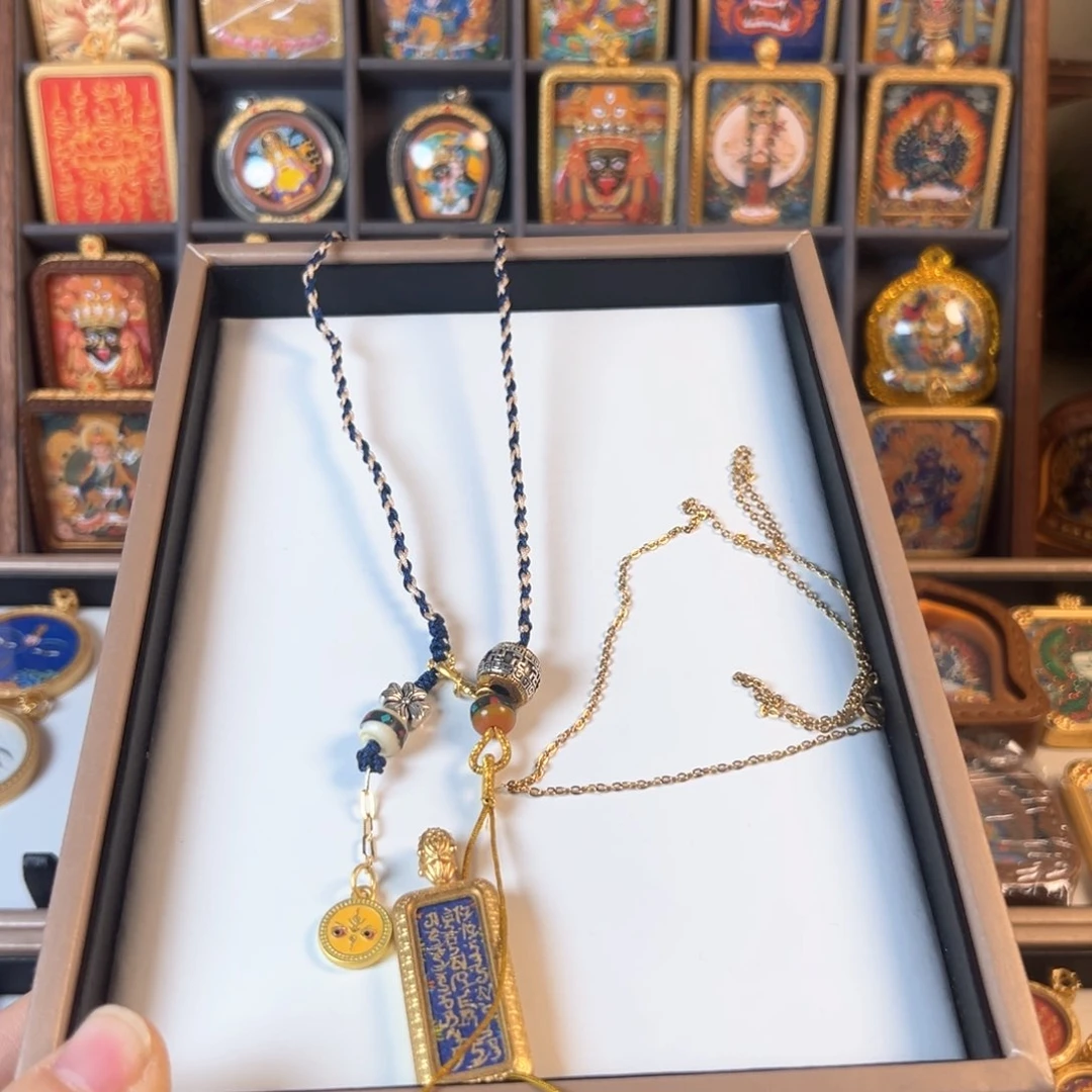 吊坠草**芙装裱画药师单面长条