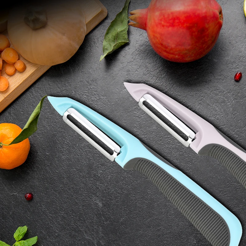 金利原厂不锈钢多功能削皮器二合一锋利瓜刨果刀削皮水果刀果皮