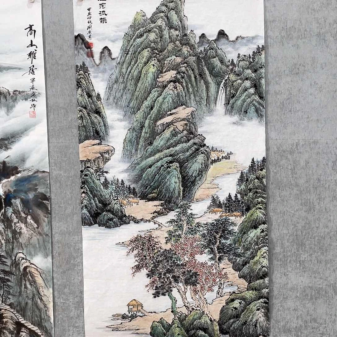 国画一**北绘画作者刘广其