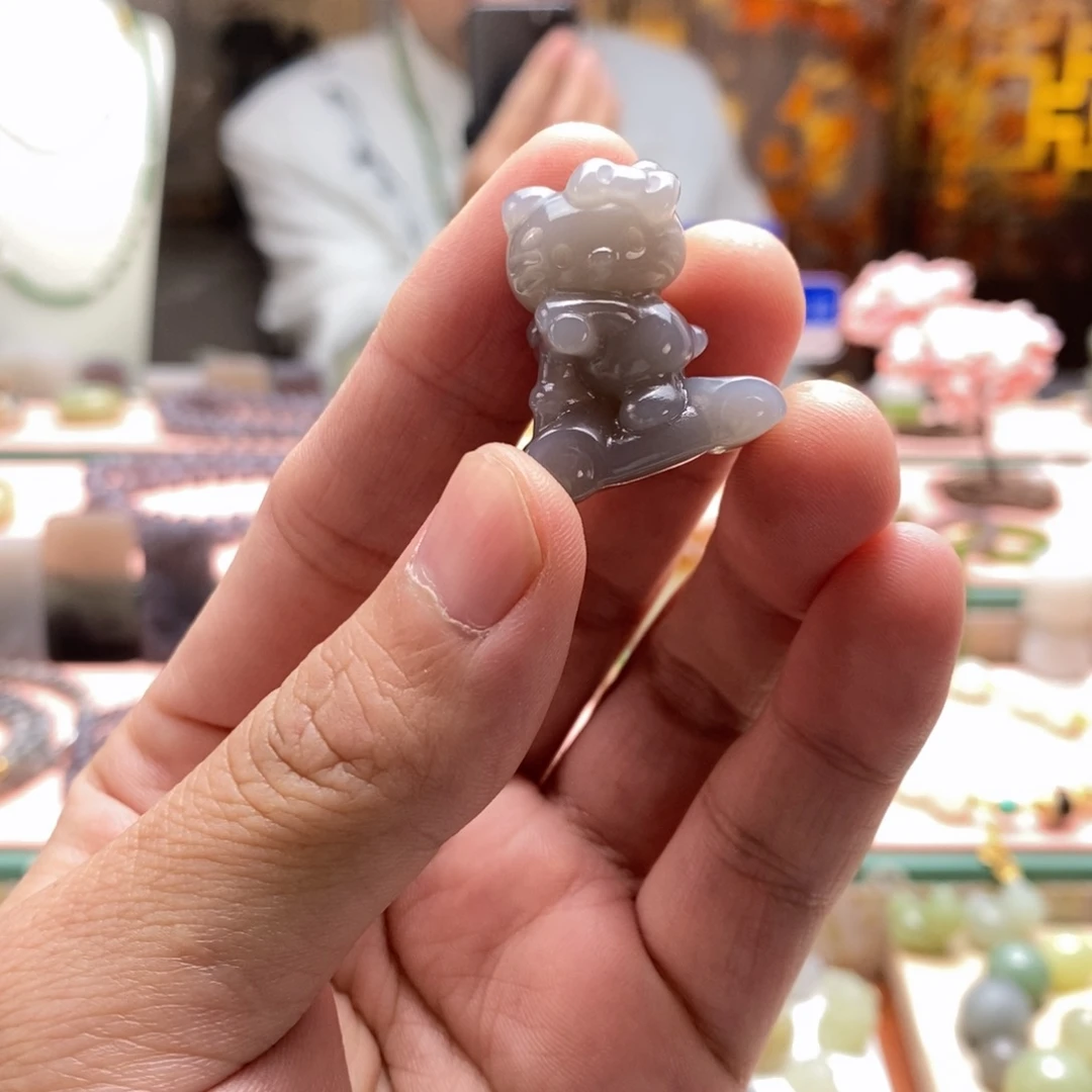 和田玉未镶嵌吊坠(不含链)