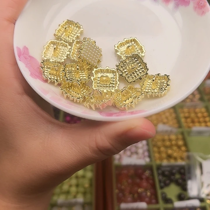 珐琅非遗传承手工圆珠扣