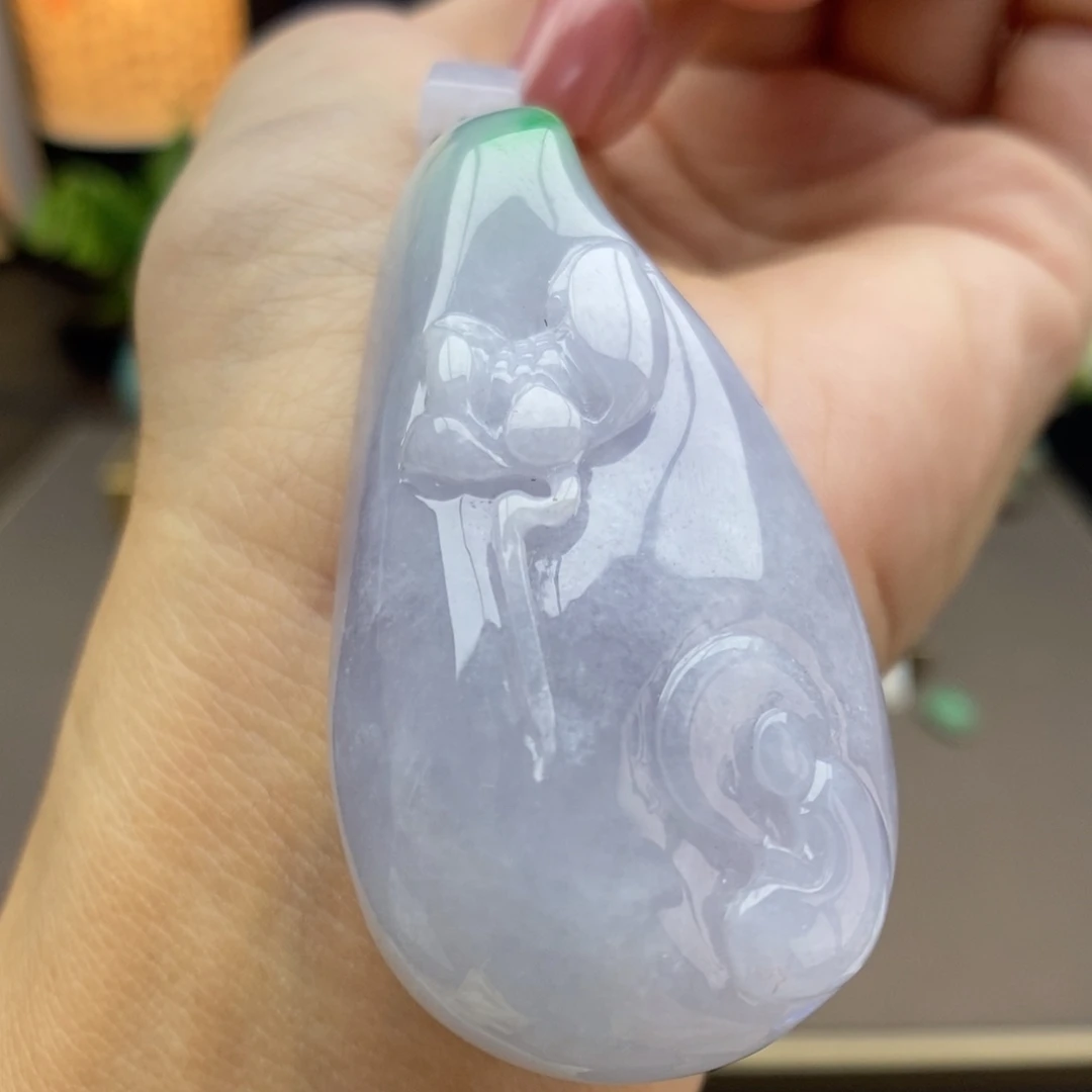 翡翠未镶嵌颈饰吊坠39