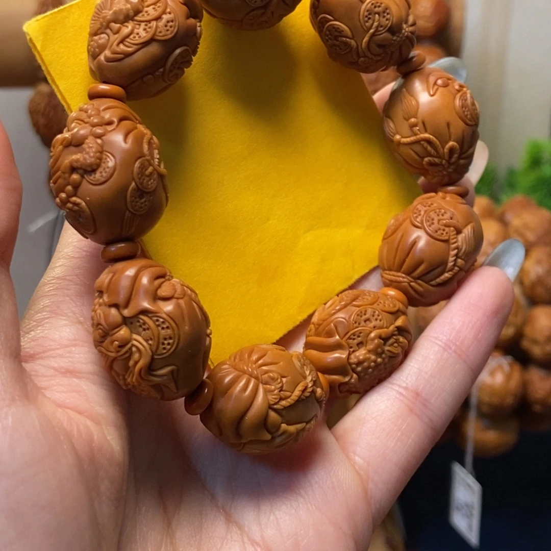 橄榄核手串/手链金蟾钱袋