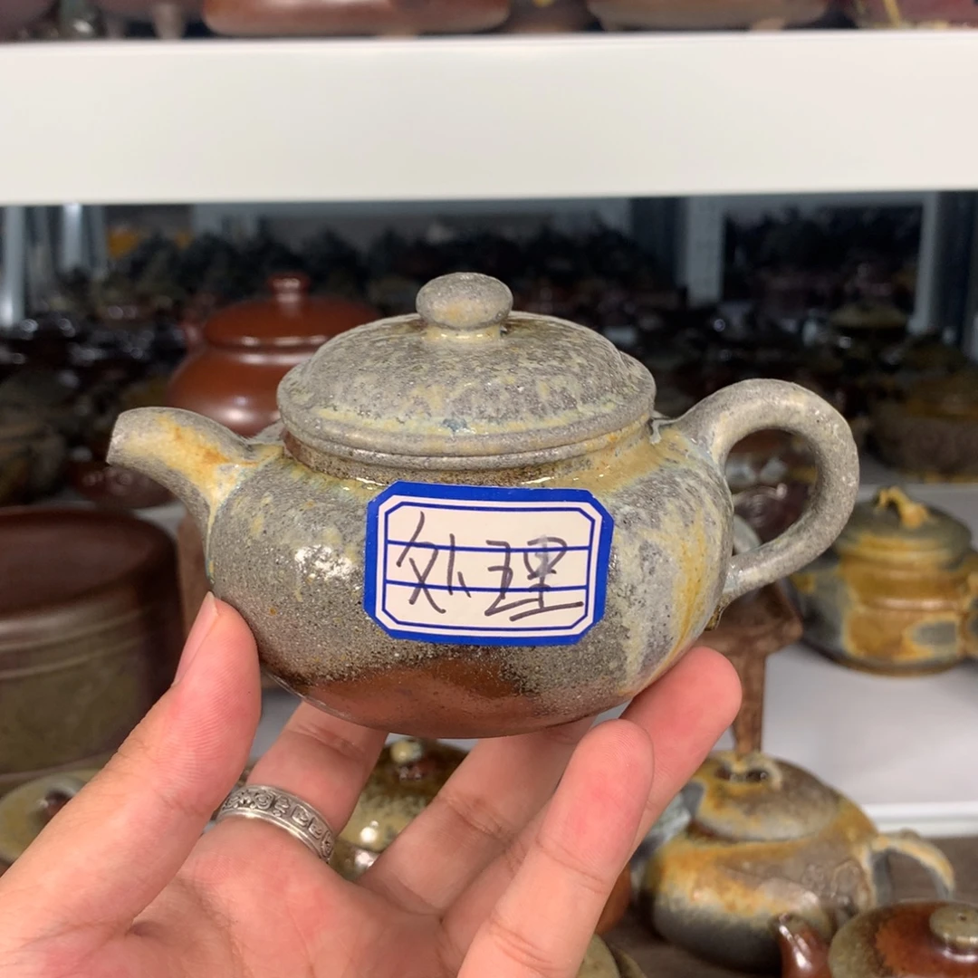 紫砂茶壶纯自然柴烧