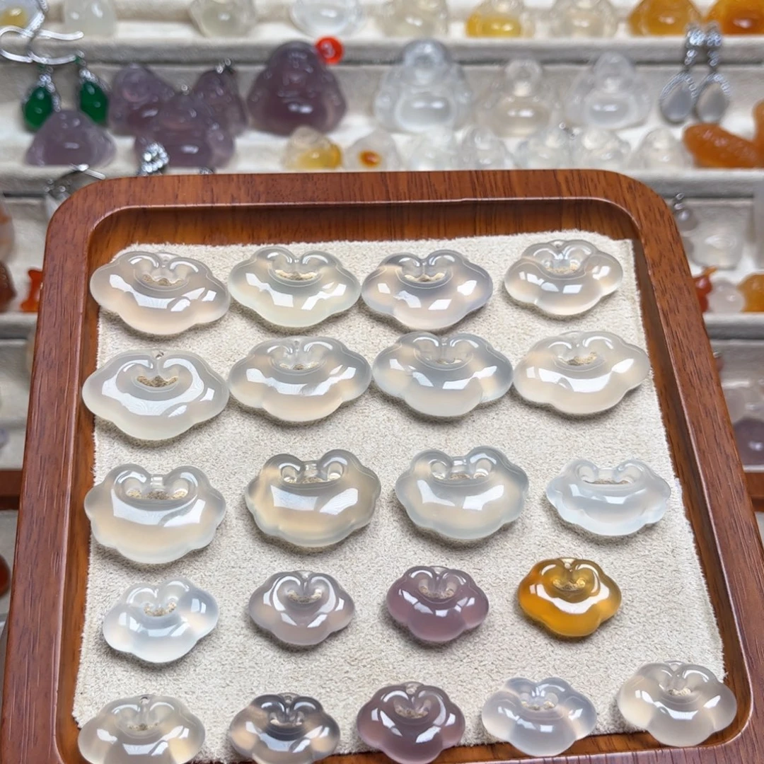 玛瑙/玉髓未镶嵌颈饰多样性发货 拍一发一