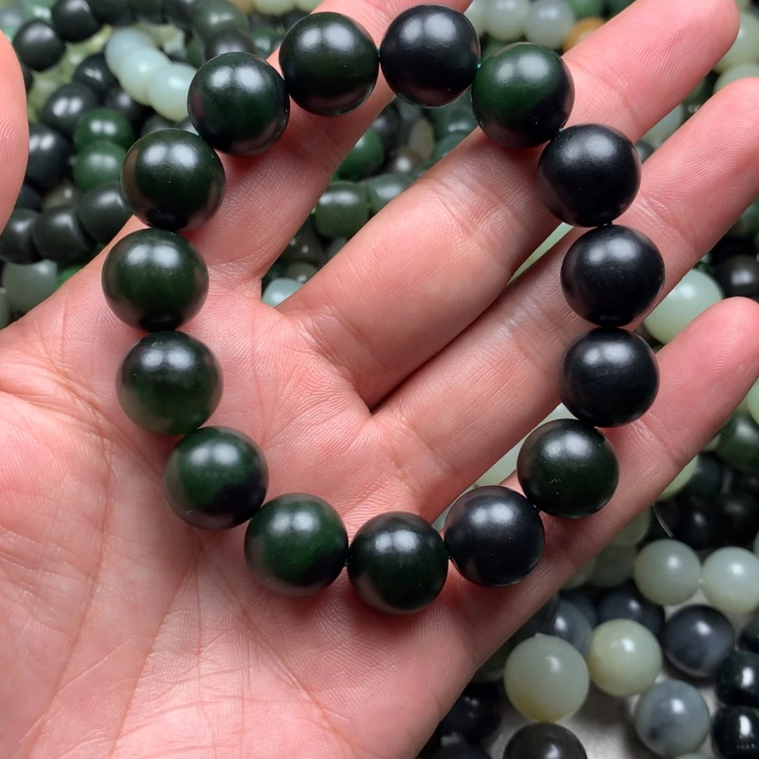 支***朱手链未镶嵌和田玉