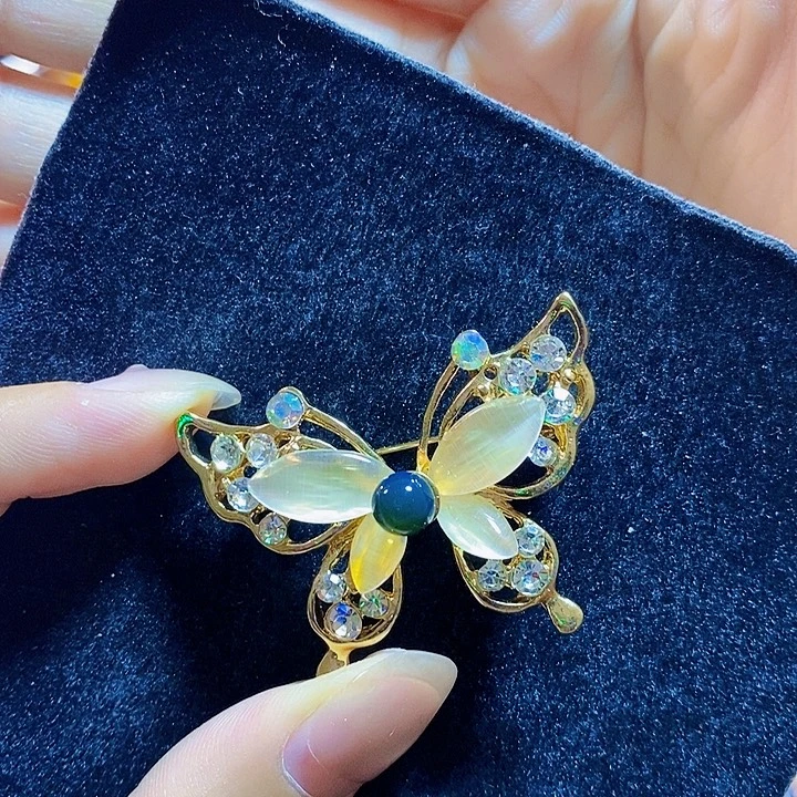 蓝珀未镶嵌珠宝奇石墨西哥蓝珀胸针