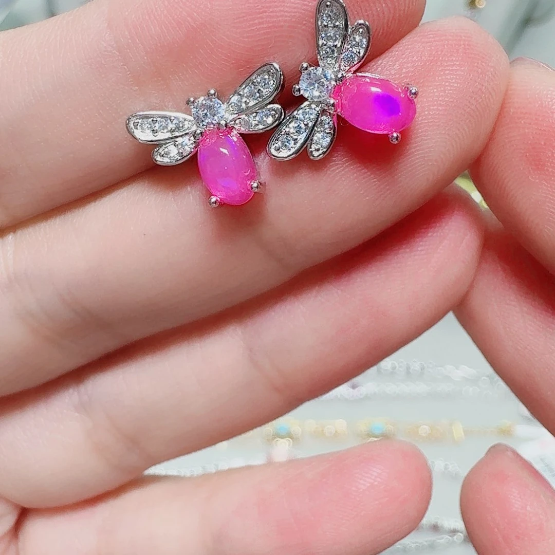 欧泊银S925镶嵌珠宝奇石