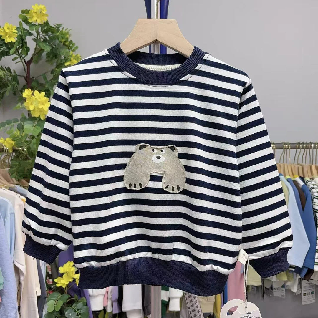 玥儿兔儿童春秋单层卫衣 992150 蓝色