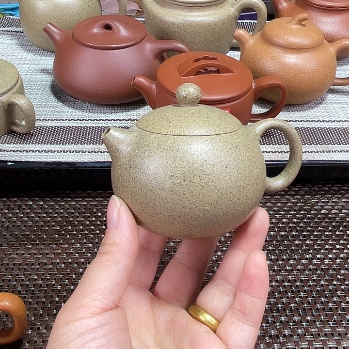 紫砂茶壶西施150青降坡